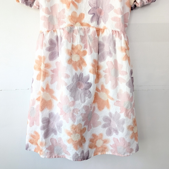 Aritzia Sunday Best Saida Floral Mini Babydoll Dress ~ Size Small - Picture 8 of 16
